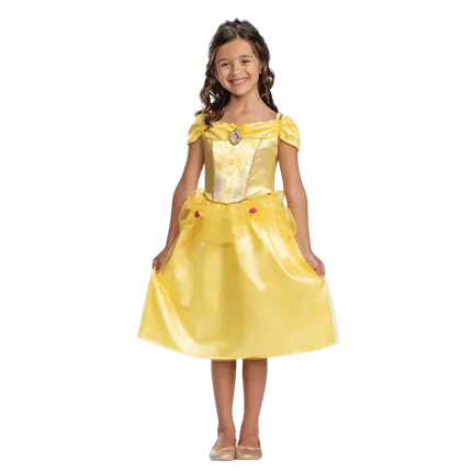 Déguisement Belle Disney™ Enfant 7-8 Ans – Costume Princesse La Belle et la Bête