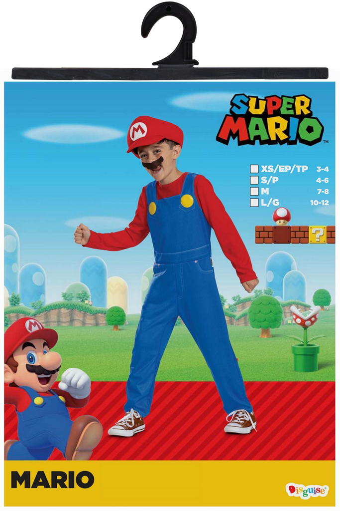 Déguisement Mario Super Mario™ Enfant 7-8 Ans