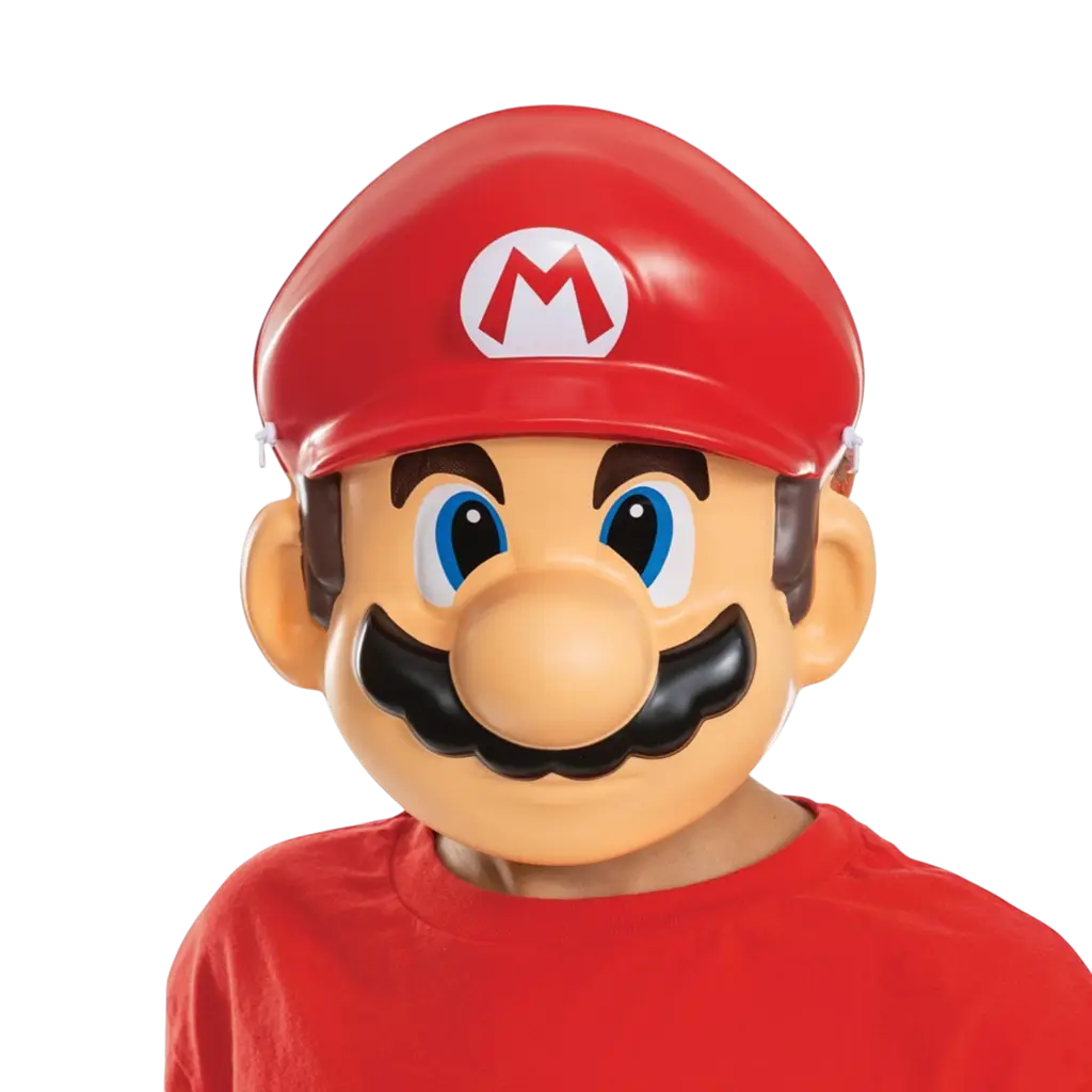 Masque Mario™ adulte – masque officiel Super Mario™ avec élastique