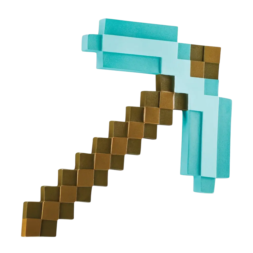 Pioche verte Minecraft™ – accessoire officiel costume et cosplay Minecraft™