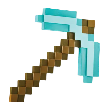 Pioche verte Minecraft™ – accessoire officiel costume et cosplay Minecraft™