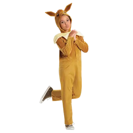 Déguisement Évoli™ Pokémon™ enfant 7-8 ans – combinaison officielle avec capuche