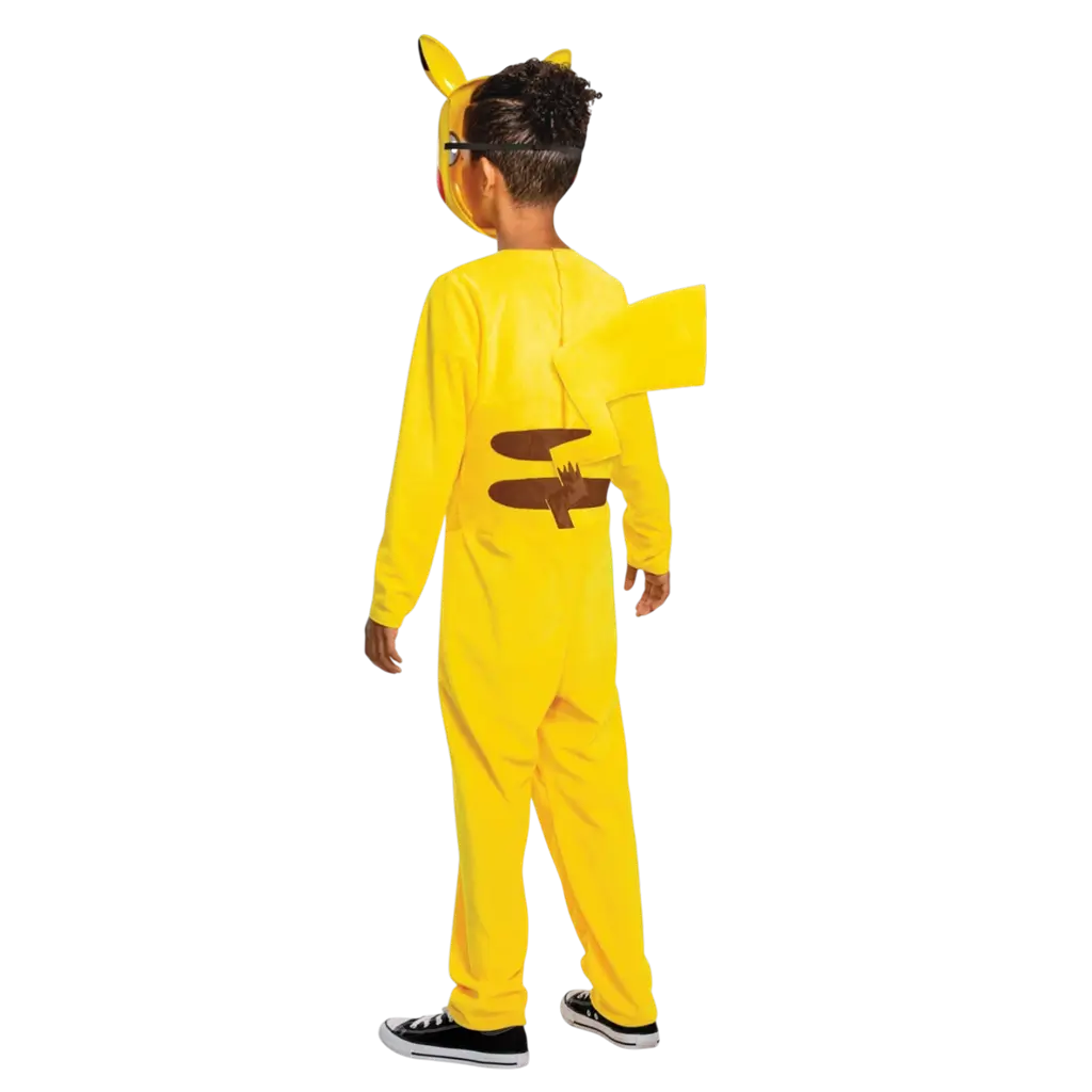 Déguisement Pikachu™ Pokémon™ enfant 7-8 ans – costume officiel avec queue et masque
