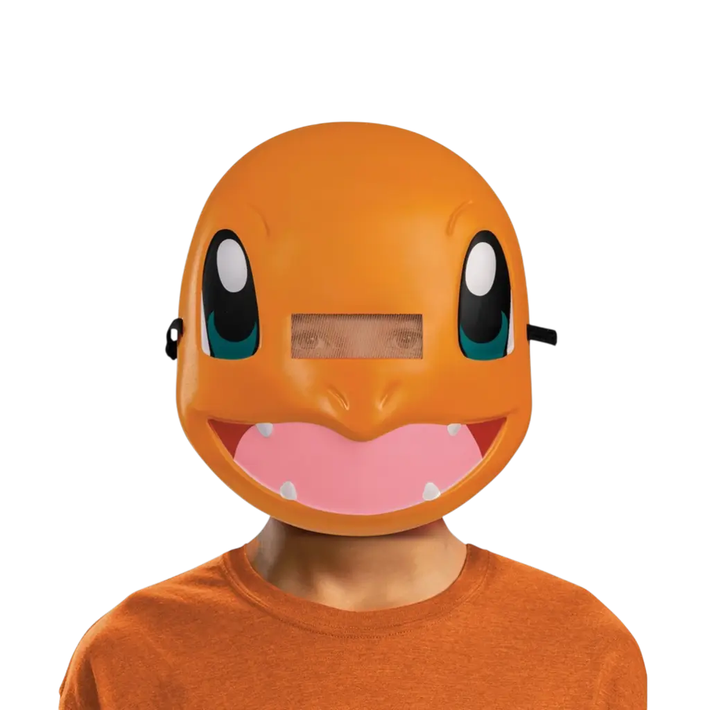 Masque Salamèche™ Pokémon™ enfant – masque officiel Pokémon™ avec élastique