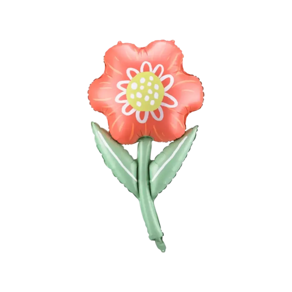 Ballon Fleur Rouge 53x96cm