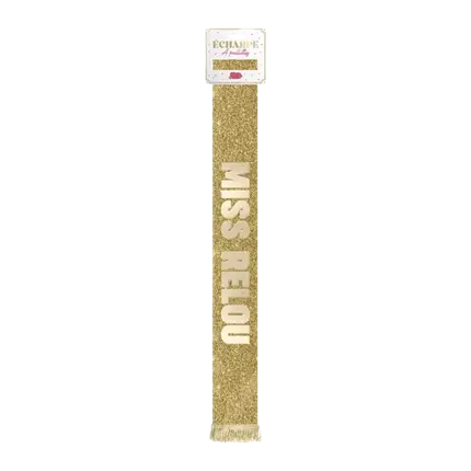 Écharpe à paillettes Miss Relou – Accessoires EVJF