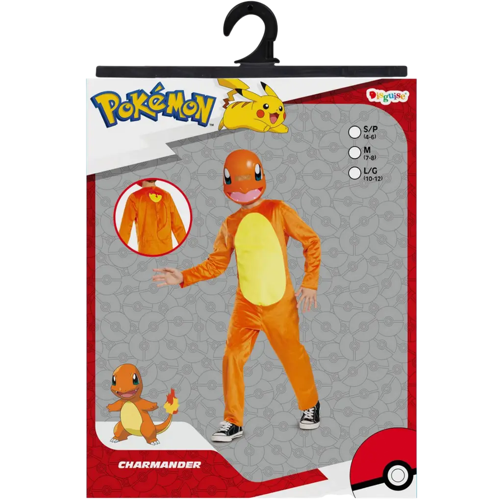 Déguisement Salamèche Pokémon™ Enfant 4-6 Ans – Costume Pokémon