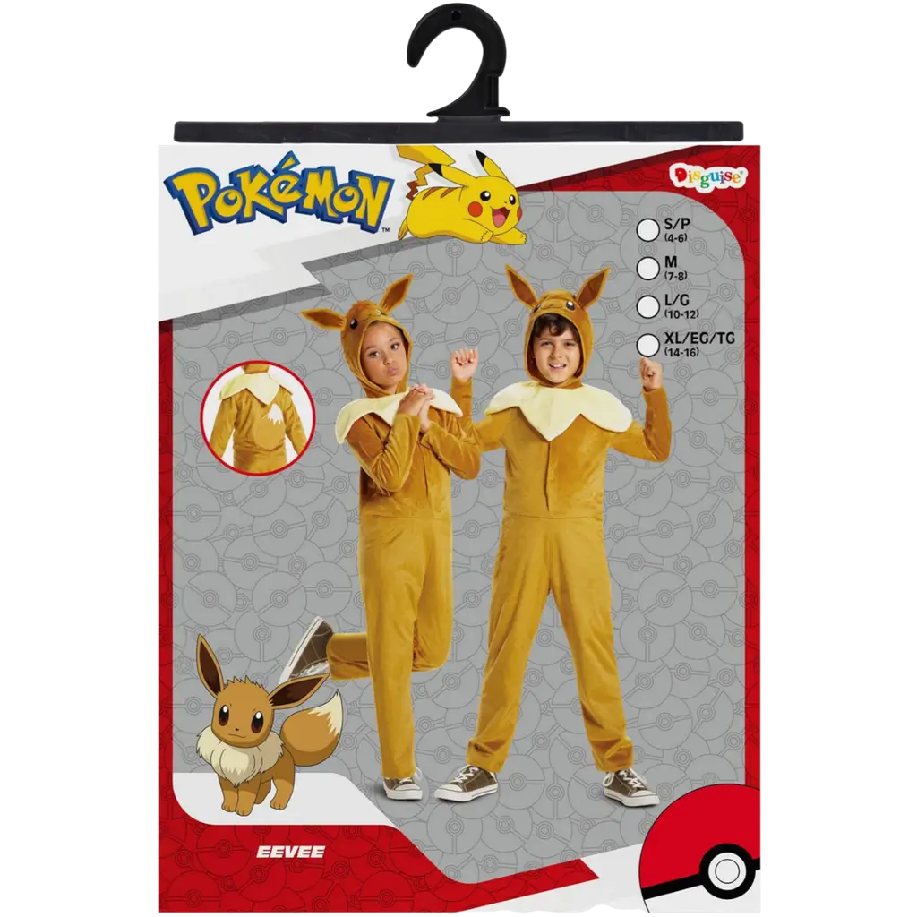Déguisement Évoli Pokémon™ Enfant 4-6 Ans – Costume Pokémon