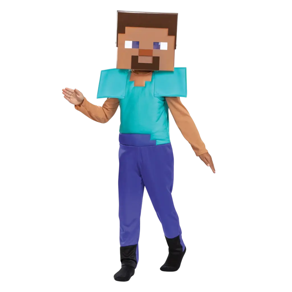 Déguisement Steve Minecraft™ Enfant 4-6 Ans – Costume Minecraft