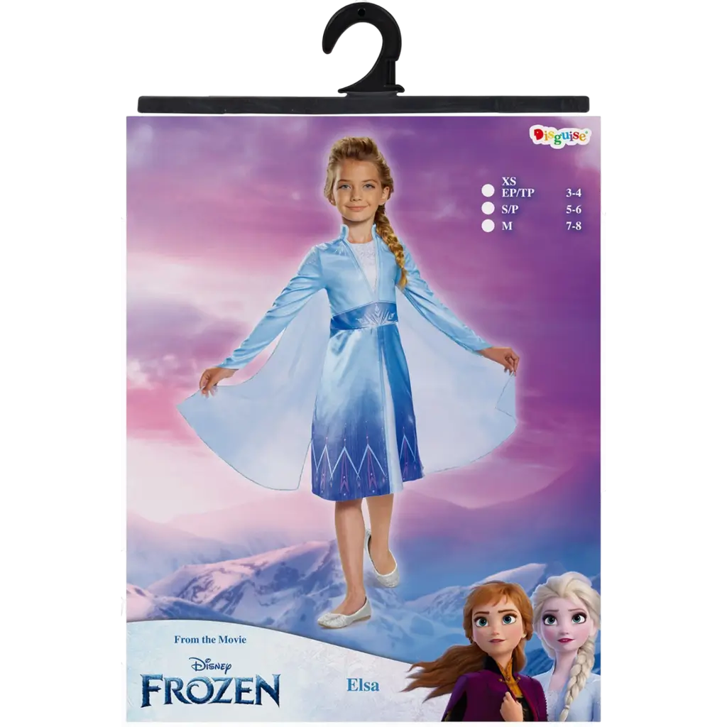 Déguisement Elsa Disney™ Reine des Neiges Enfant 3-4 Ans – Costume Princesse