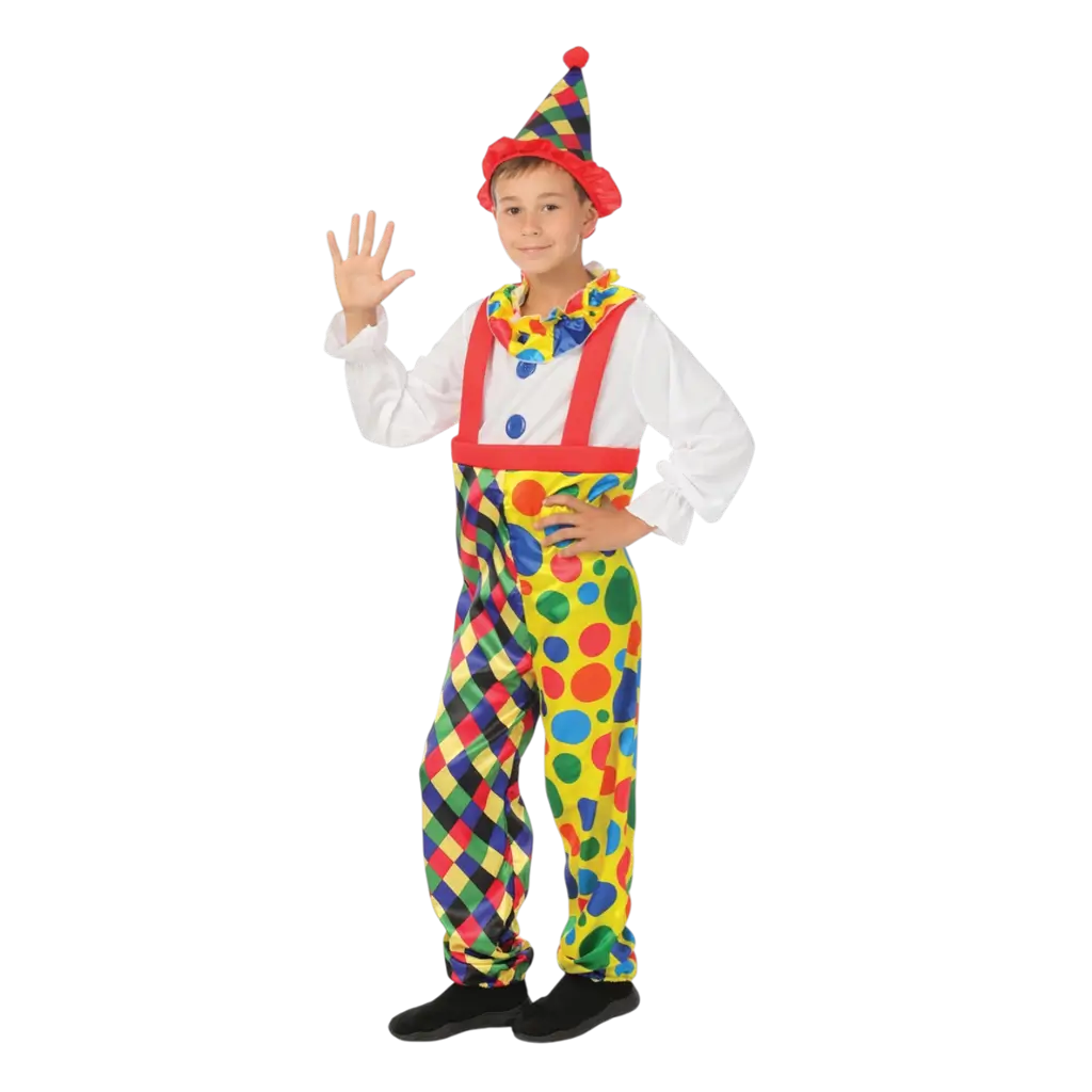 Déguisement Clown Enfant 5-6 Ans – Costume Clown
