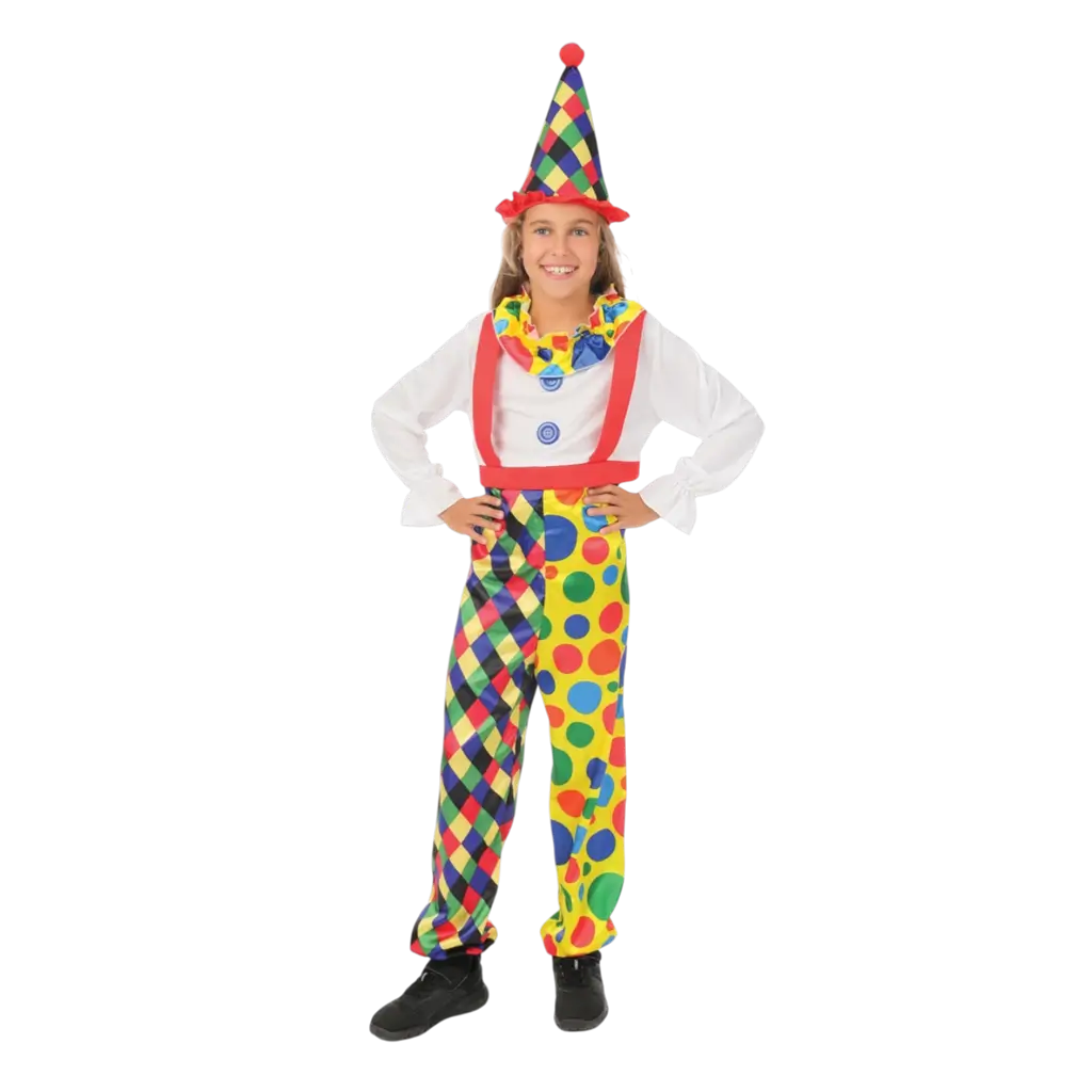 Déguisement Clown Enfant 5-6 Ans – Costume Clown