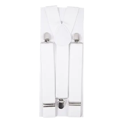 Bretelles Blanches – Accessoires Déguisement Adulte