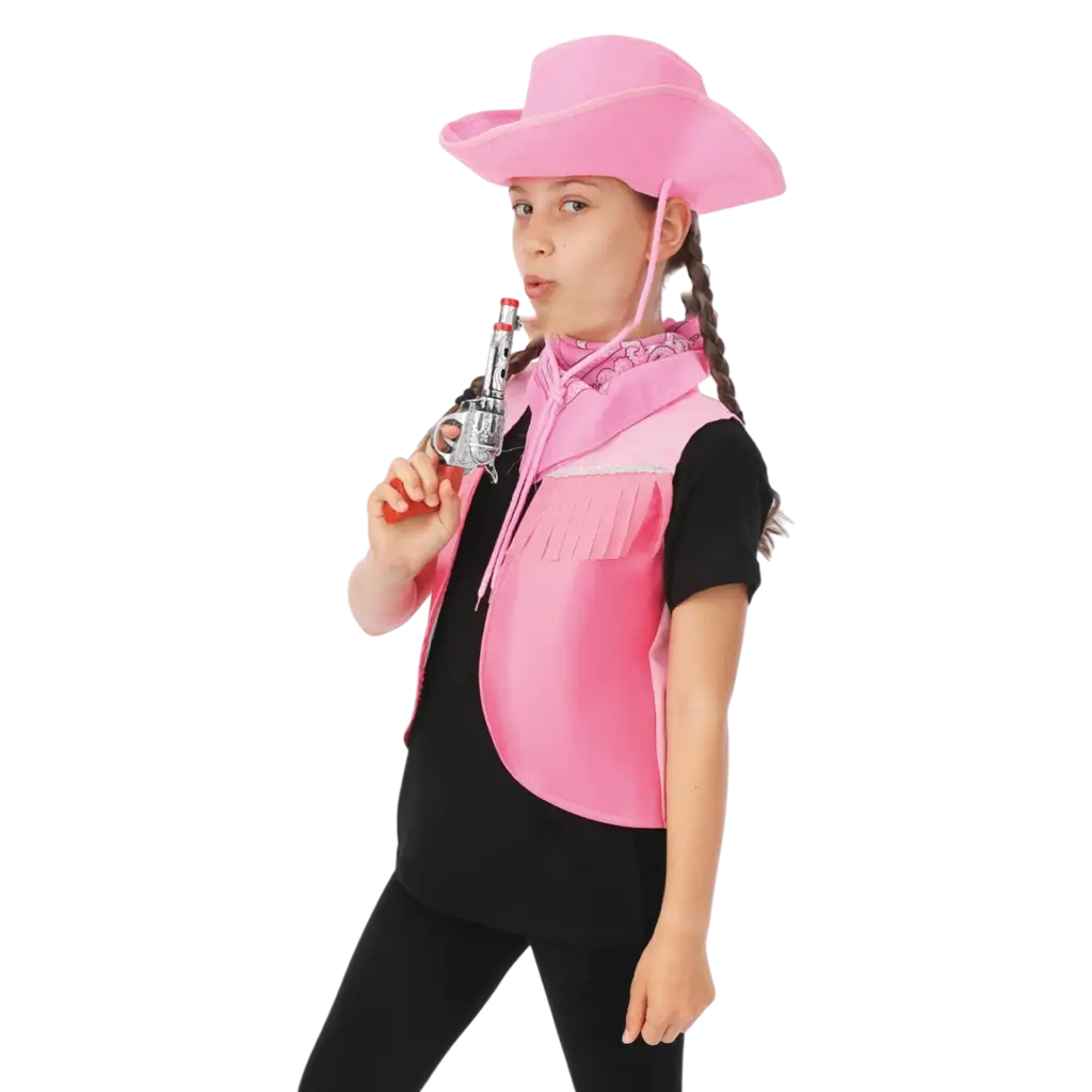 Kit Cowgirl Enfant Taille Unique – Accessoires Déguisement Western
