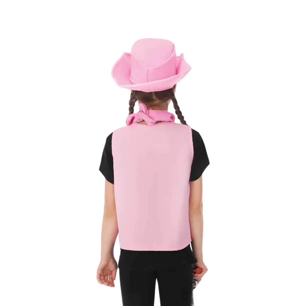 Kit Cowgirl Enfant Taille Unique – Accessoires Déguisement Western