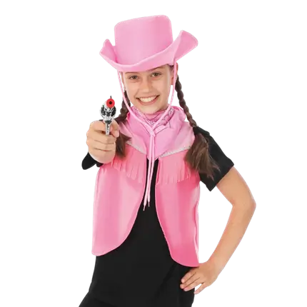 Kit Cowgirl Enfant Taille Unique – Accessoires Déguisement Western