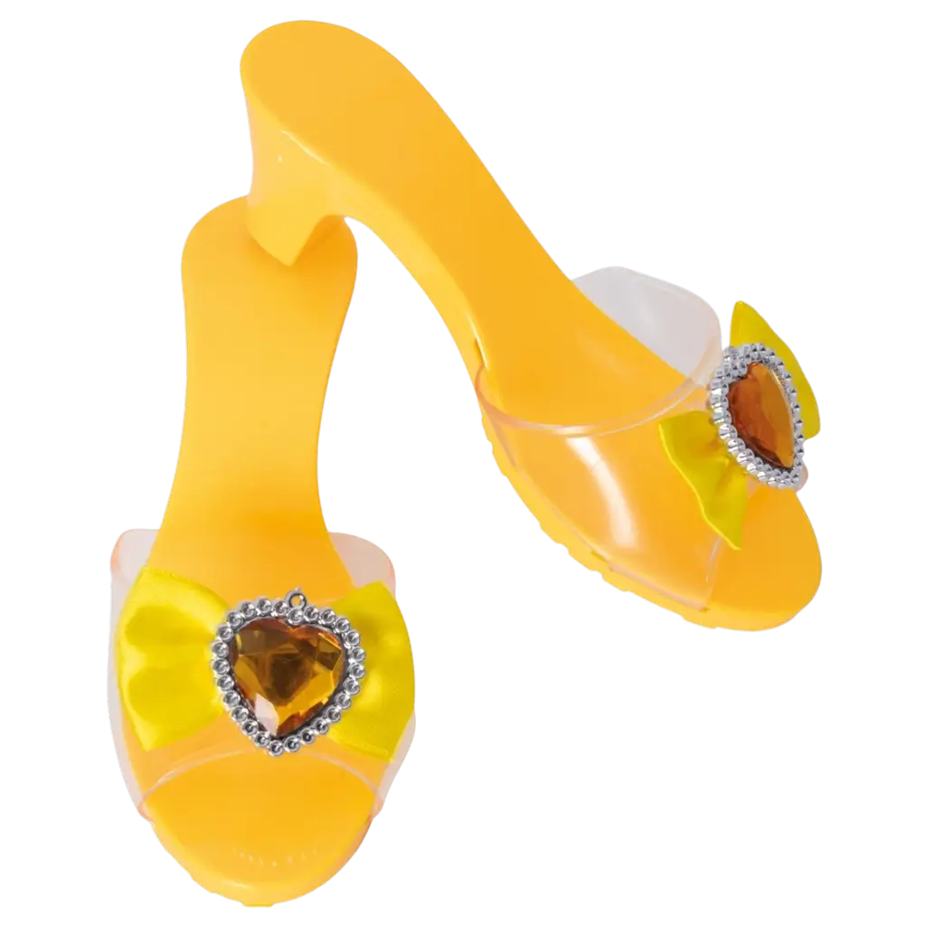 Chaussures de Princesse Enfant Jaune – Accessoires Princesse