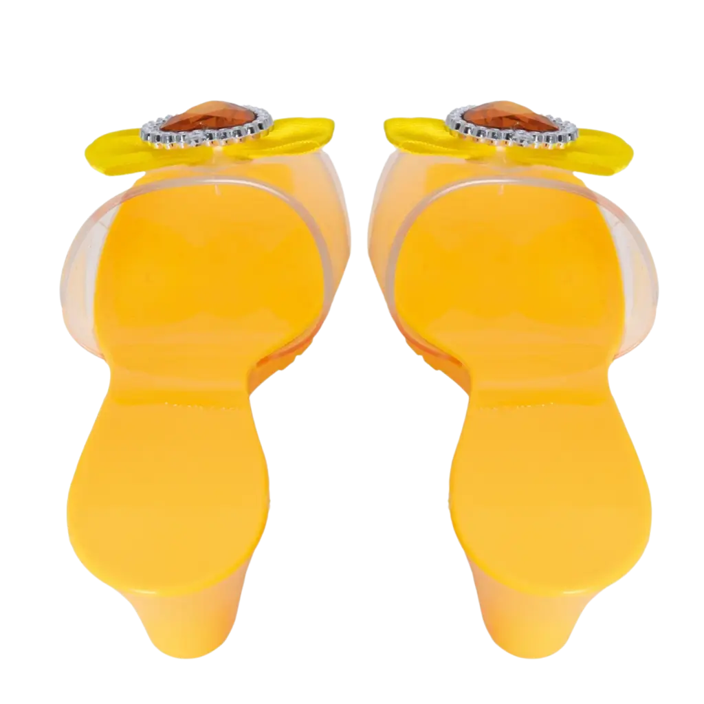 Chaussures de Princesse Enfant Jaune – Accessoires Princesse