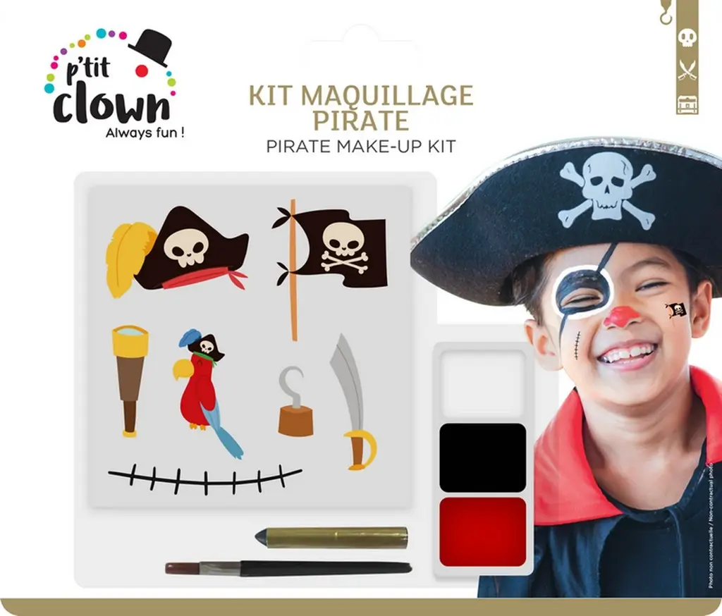 Kit Maquillage Pirate Enfant – Accessoires Déguisement