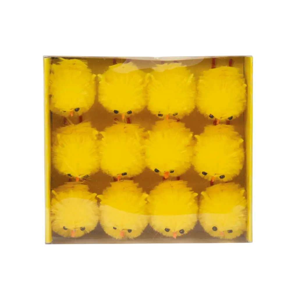 Mini Poussins Décoratifs Lot de 12 – Décoration de Table