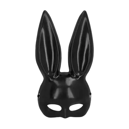 Masque Lapin Noir Adulte – Masque Bunny Sexy Soirée Déguisée Halloween