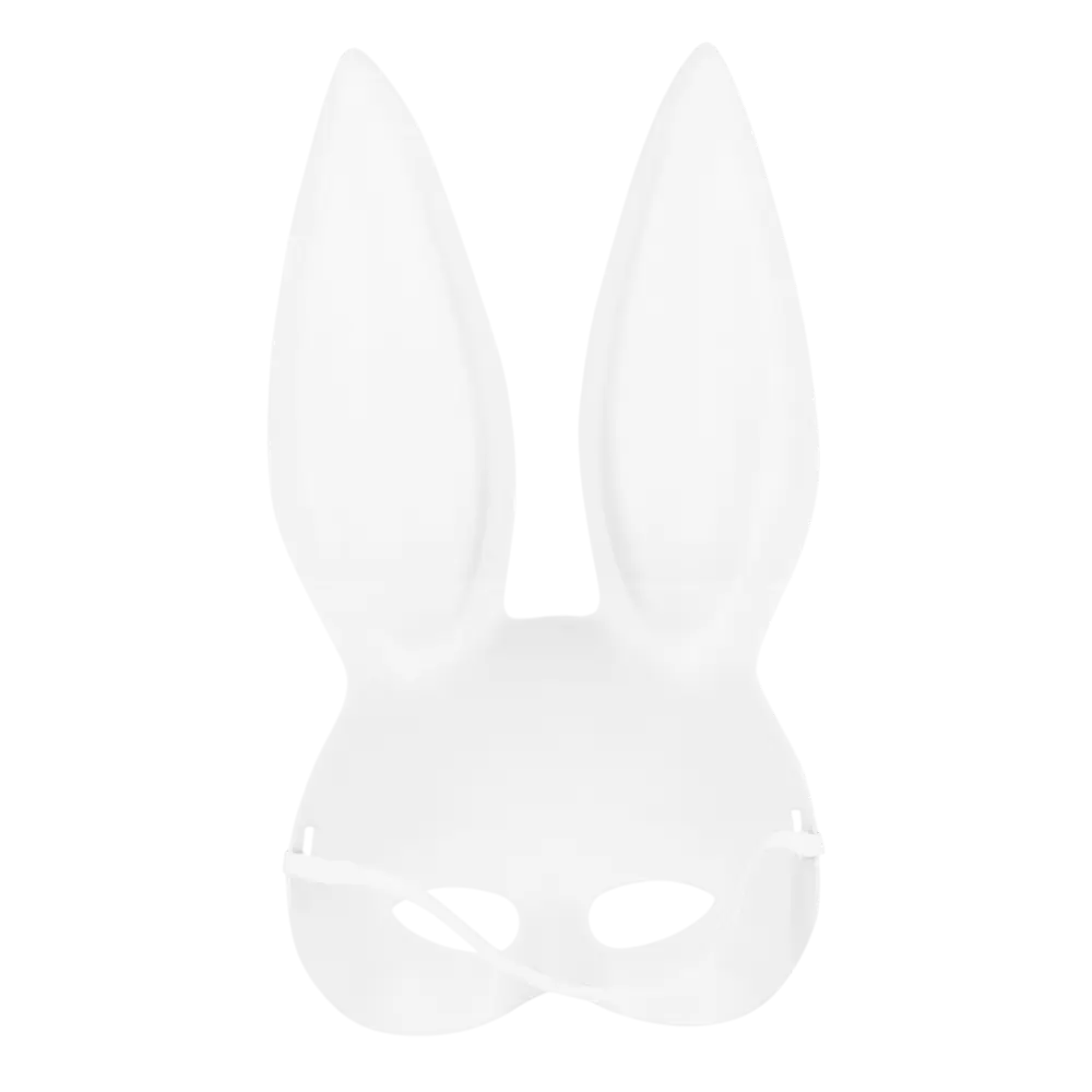 Masque Lapin Blanc Adulte – Masque Bunny Femme Soirée EVJF Carnaval