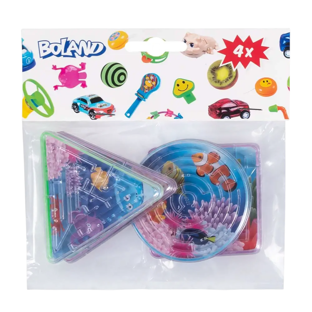Jeux Labyrinthe Enfant Lot de 4 Poisson – Cadeaux Invités Anniversaire Enfant