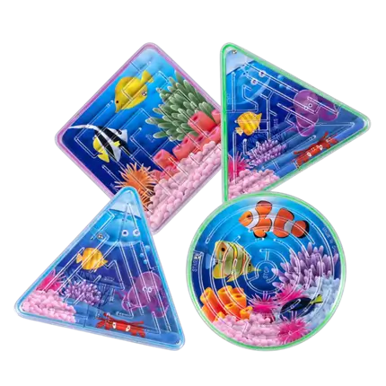 Jeux Labyrinthe Enfant Lot de 4 Poisson – Cadeaux Invités Anniversaire Enfant