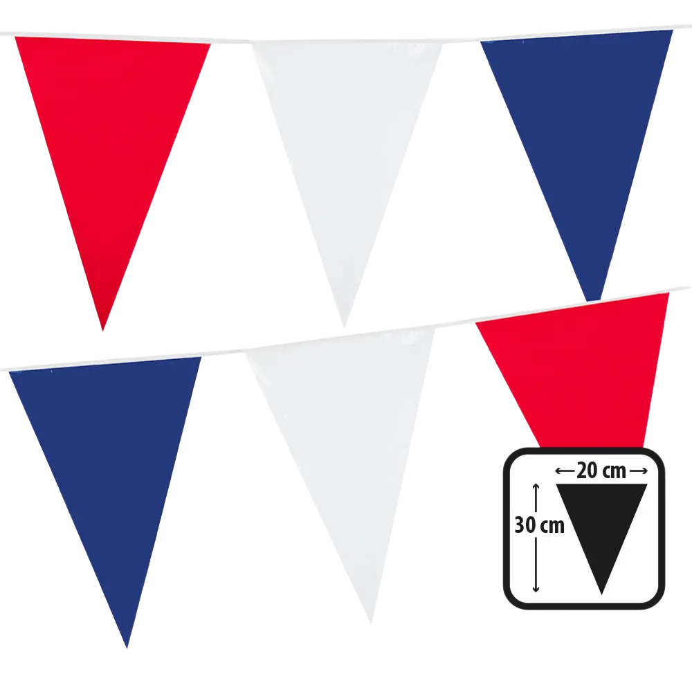 Guirlande Fanions Tricolore – Décoration Fête Nationale France