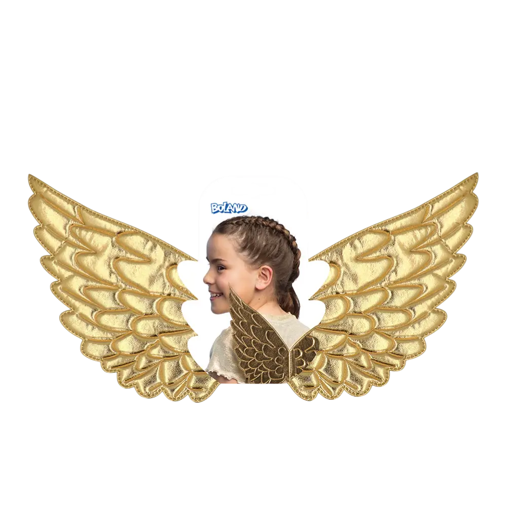 Ailes d’Ange Dorées – Déguisement Ange Femme Carnaval Soirée