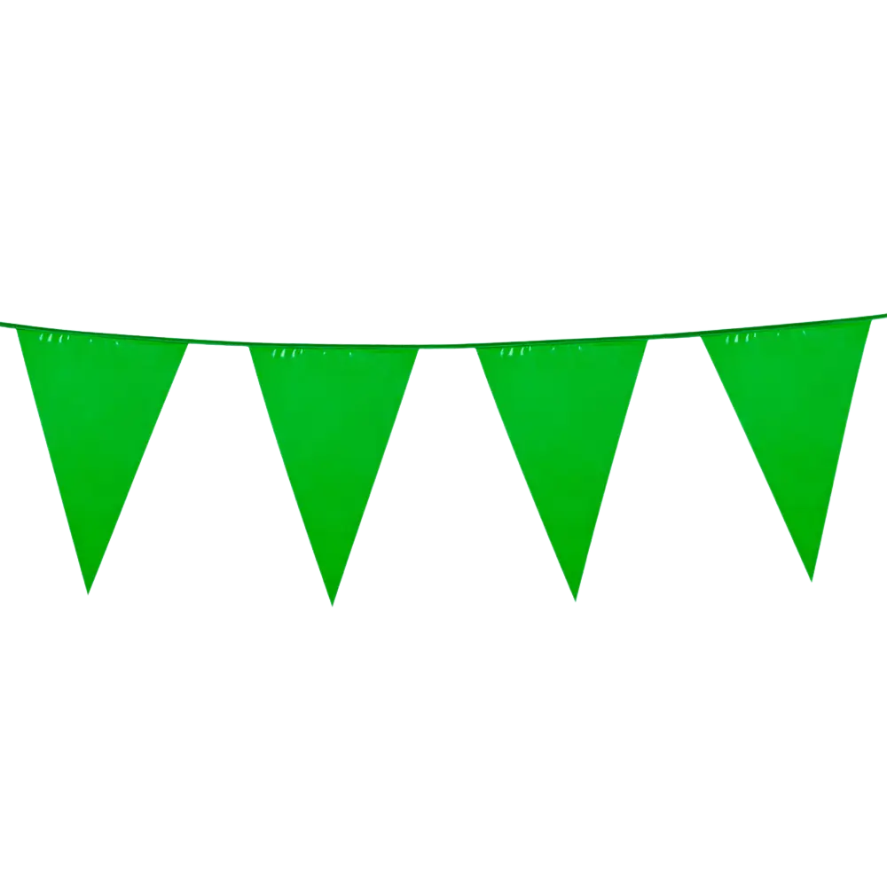 Guirlande Fanions Vert – Décoration Anniversaire Nature Jungle