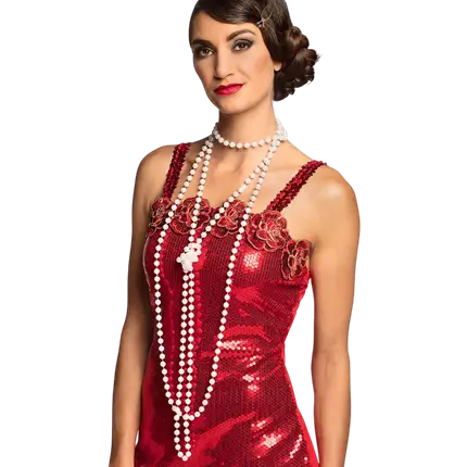 Kit de 2 Collier Charleston Années 20 – Déguisement Gatsby Femme