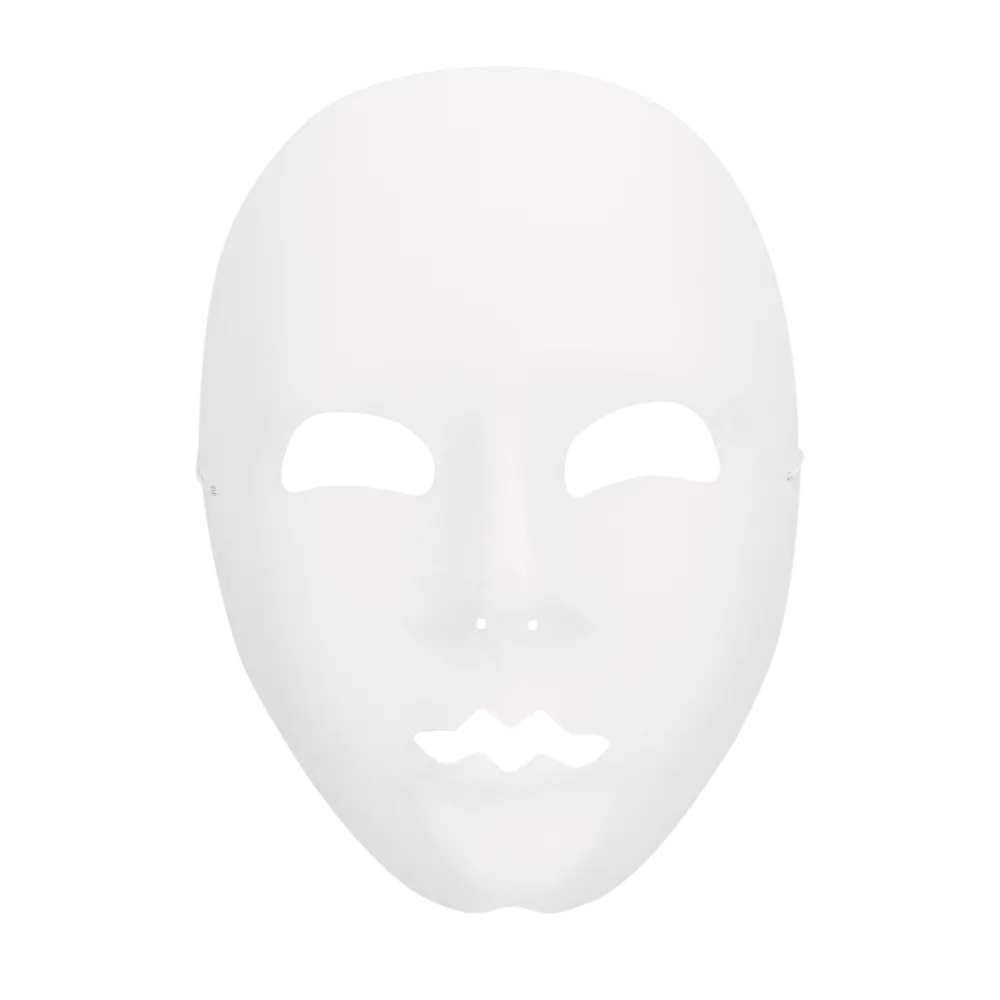 Masque Mime Blanc – Accessoire Déguisement Spectacle Carnaval
