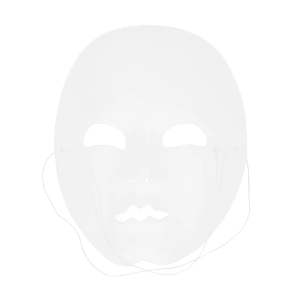 Masque Mime Blanc – Accessoire Déguisement Spectacle Carnaval