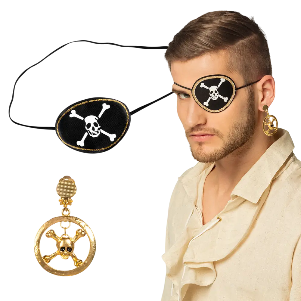 Kit Pirate Skull – Accessoires Déguisement Anniversaire Enfant