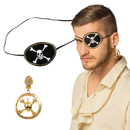 Kit Pirate Skull – Accessoires Déguisement Anniversaire Enfant