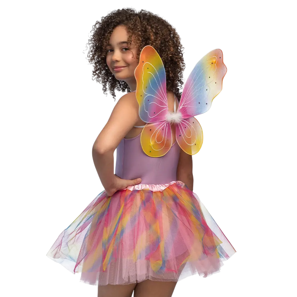 Déguisement Fée Arc-en-Ciel Enfant – Costume Fée Carnaval Fille