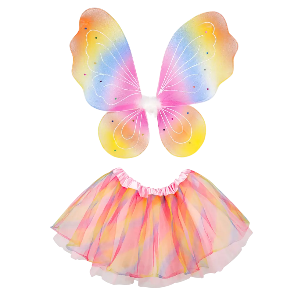 Déguisement Fée Arc-en-Ciel Enfant – Costume Fée Carnaval Fille