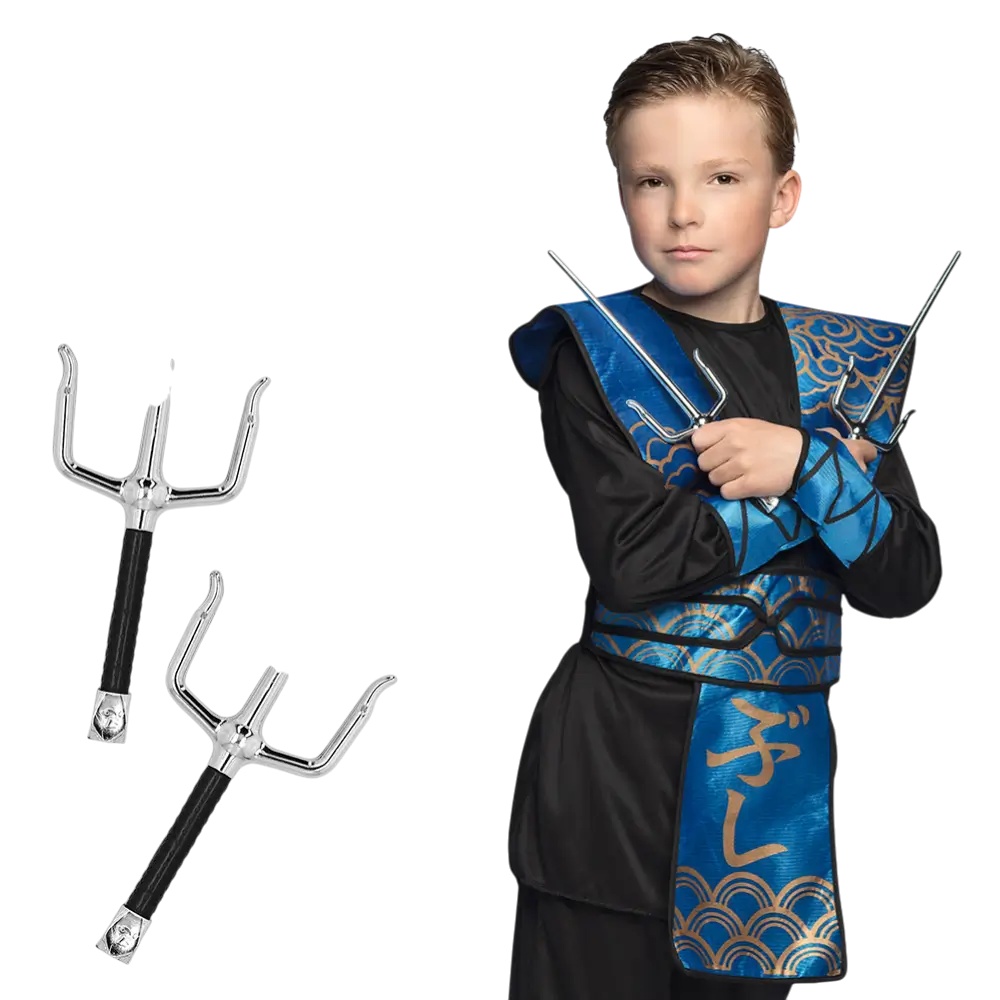 Kit 2 Sai Ninja – Accessoires Déguisement Ninja