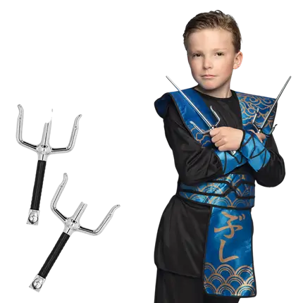 Kit 2 Sai Ninja – Accessoires Déguisement Ninja