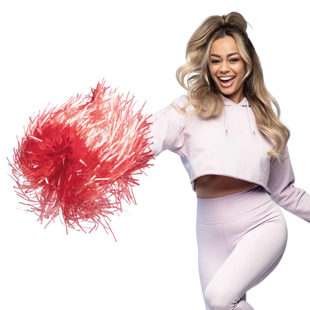Pom Pom Rouge – Accessoires Cheerleader EVJF