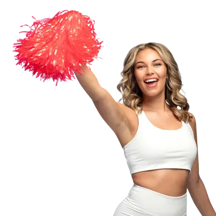 Pom Pom Rouge – Accessoires Cheerleader EVJF