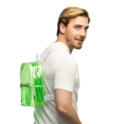 Sac à Dos Fluo Vert – Accessoire Festivals Soirée Fluo