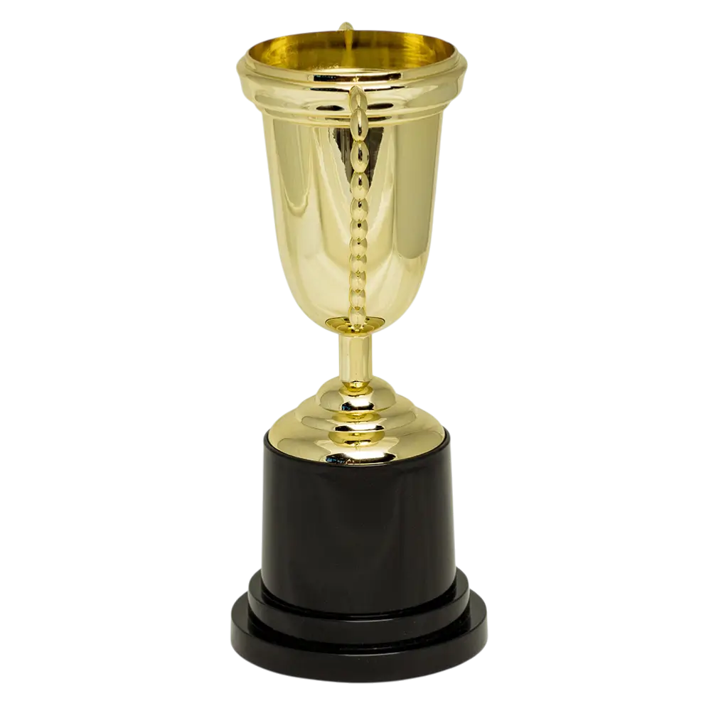 Trophée Or Deluxe Coupe Victoire – Récompense Compétition Sport Anniversaire Enfant