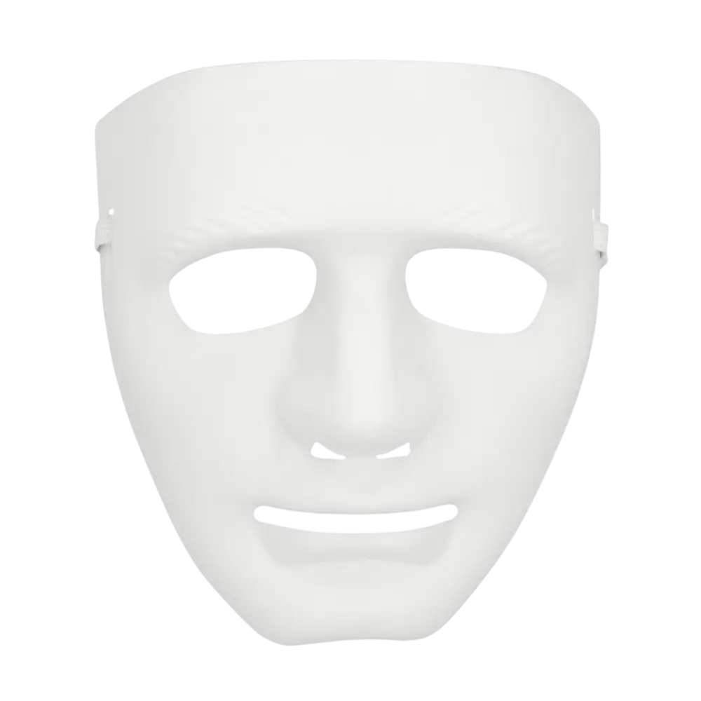 Masque Mime Blanc Théâtre – Accessoire Déguisement Artistique Carnaval Soirée