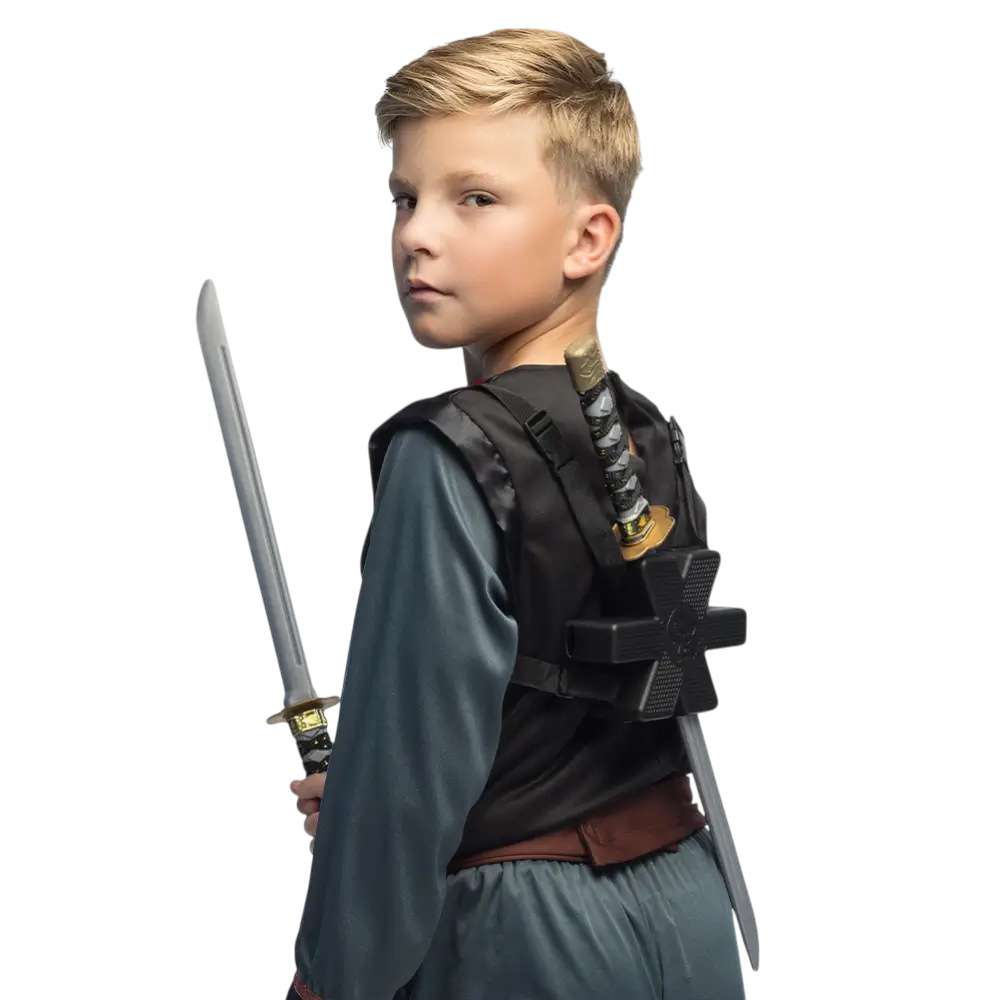Kit 2 Épées Ninja Enfant – Jouet Combat Déguisement Ninja Garçon
