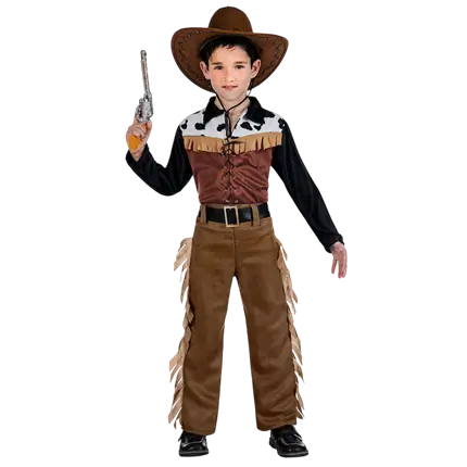 Déguisement Cowboy Enfant 3-4 Ans – Costume Western Garçon Carnaval