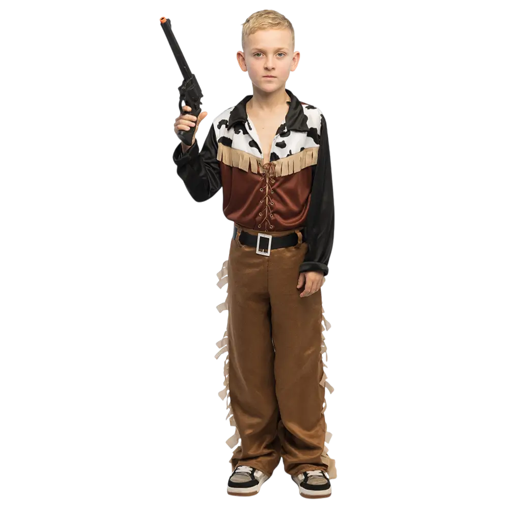 Déguisement Cowboy Enfant 7-9 Ans – Costume Western Far West Garçon