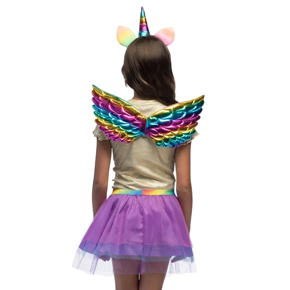 Kit Licorne Arc-en-Ciel Enfant – Accessoires Déguisement Fée Fantaisie