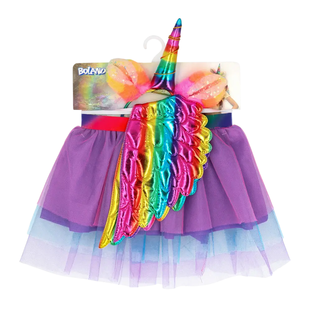 Kit Licorne Arc-en-Ciel Enfant – Accessoires Déguisement Fée Fantaisie